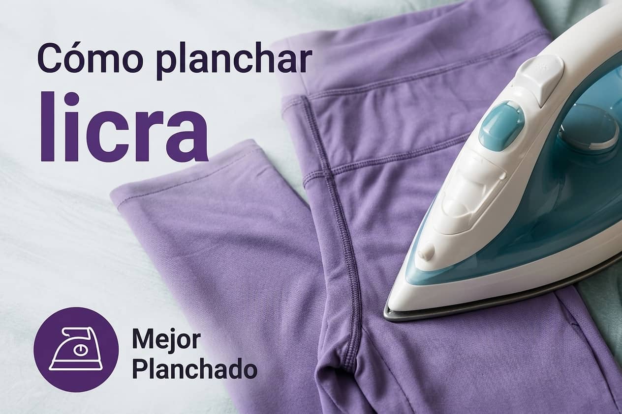 Cómo planchar licra