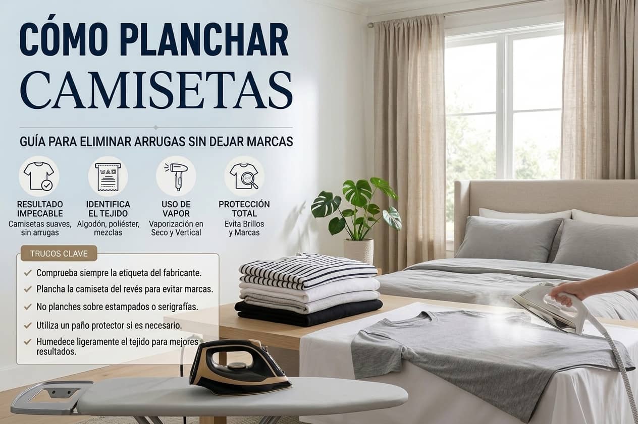 Cómo planchar camisetas