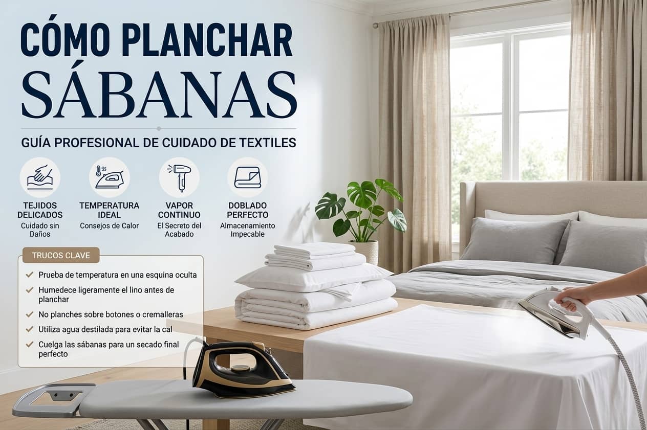 Cómo planchar sábanas