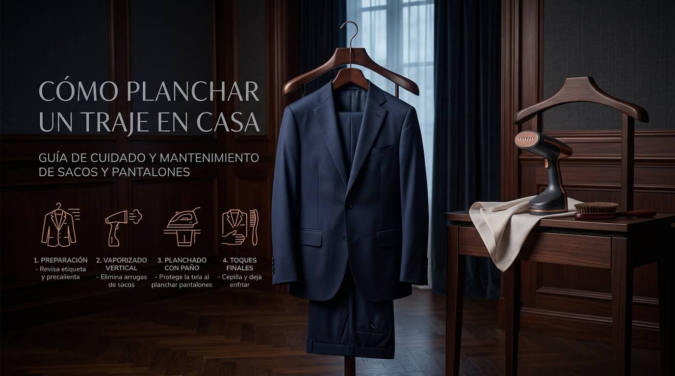 Cómo planchar un traje en casa