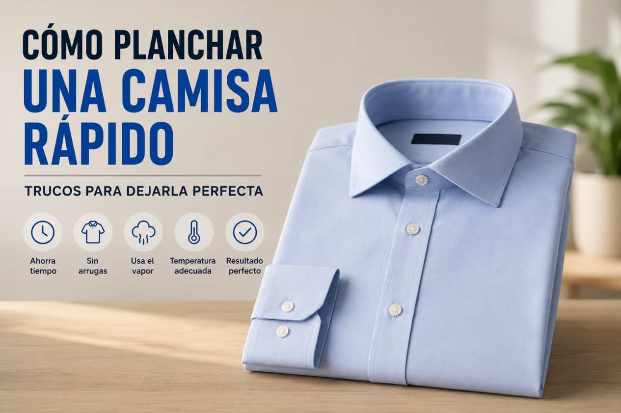 como planchar una camisa rápido